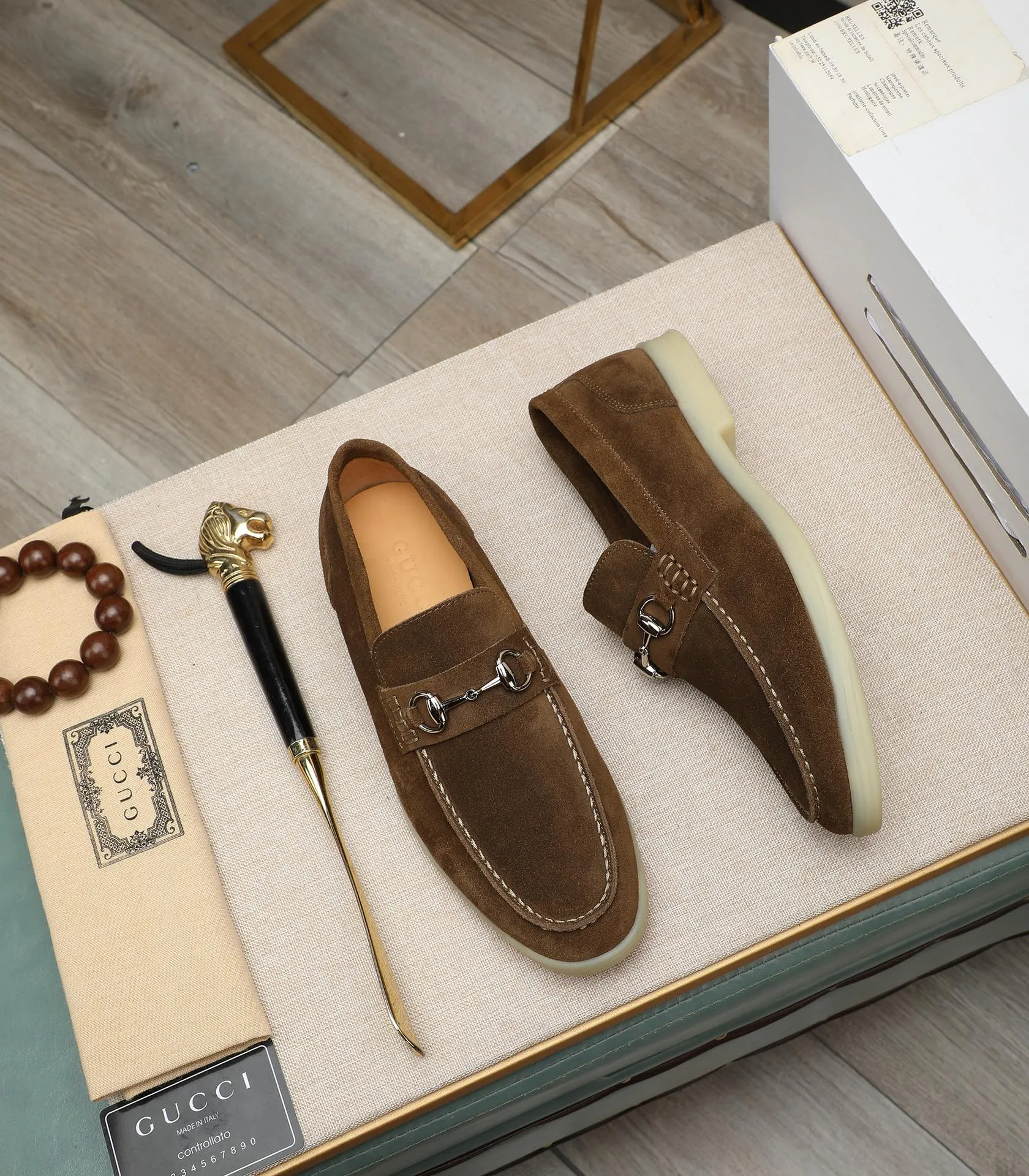 Men's shoes 💰520 📛📛Original (water-dyed cow lining) GUCCI official website formal shoes🌀 Italian 🇮🇹Imported cowhide➕Top imported water-dyed cowhide lining💋Finely handmade Original bottom, the real thing looks better when photographed in person Standard size 38-44